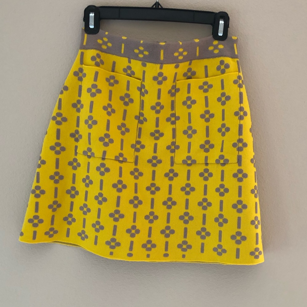 Maeve knit mini skirt